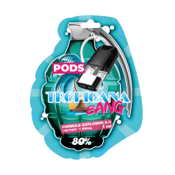 PODS RECHARGE VAPE HE TROPICANA BANG 80% HE