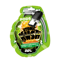 PODS RECHARGE VAPE HE ATOMIC KUSH 80% HE